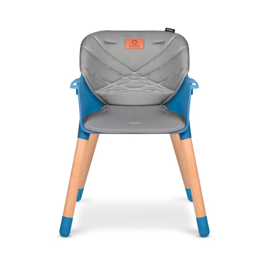 Lionelo - KOEN lasten 2-in-1 ruokatuoli Blue Sky