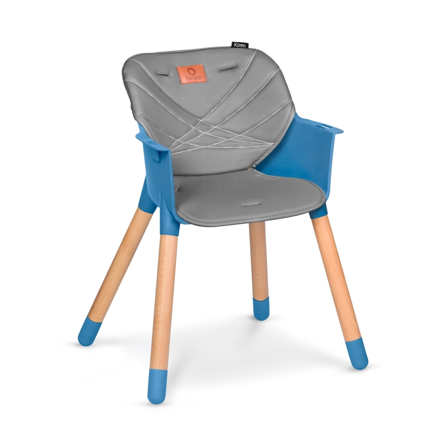 Lionelo - KOEN lasten 2-in-1 ruokatuoli Blue Sky