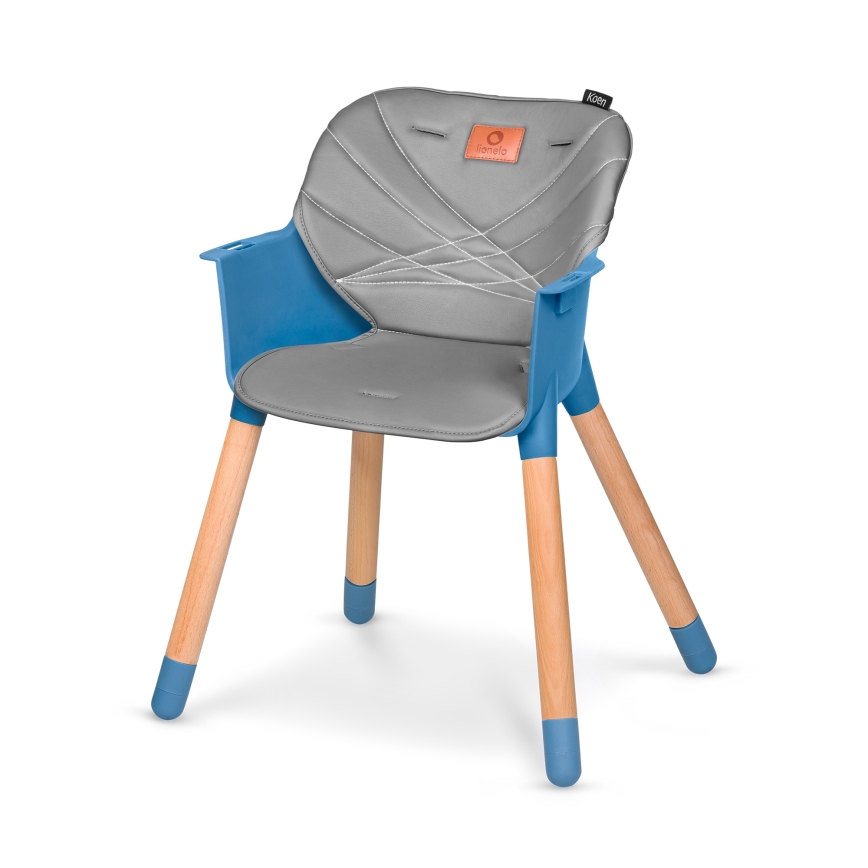 Lionelo - KOEN lasten 2-in-1 ruokatuoli Blue Sky