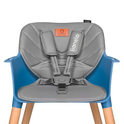 Lionelo - KOEN lasten 2-in-1 ruokatuoli Blue Sky