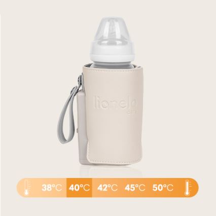 Lionelo - Ladattava pullonlämmitin THERMUP GO PLUS 10W/5V beige