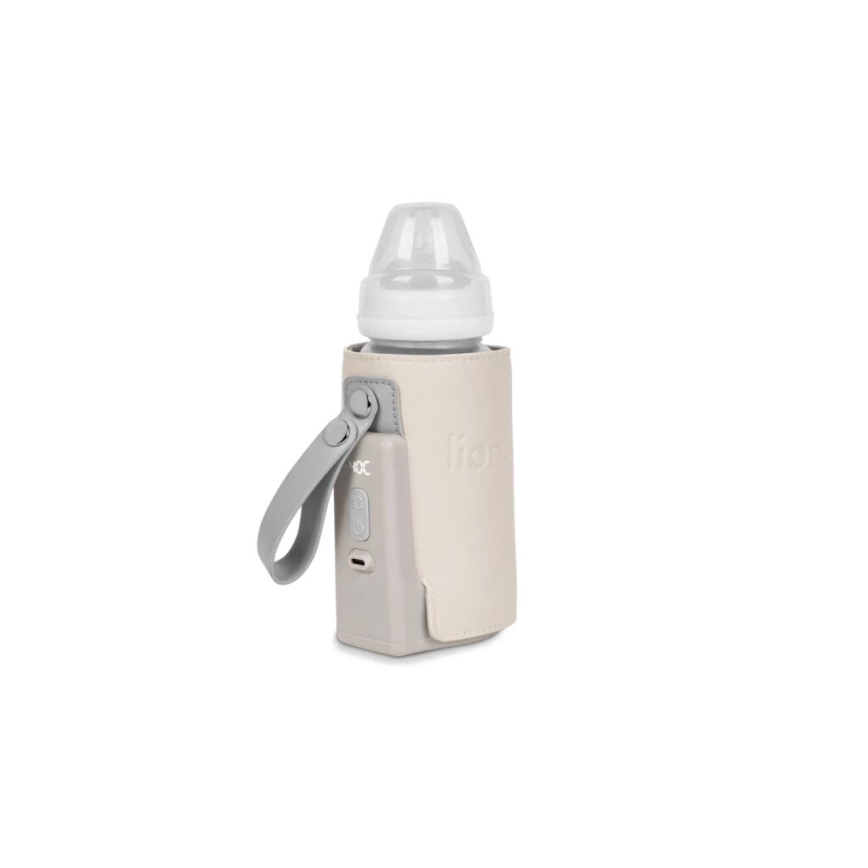 Lionelo - Ladattava pullonlämmitin THERMUP GO PLUS 10W/5V beige