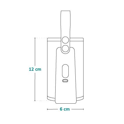 Lionelo - Ladattava pullonlämmitin THERMUP GO PLUS 10W/5V beige