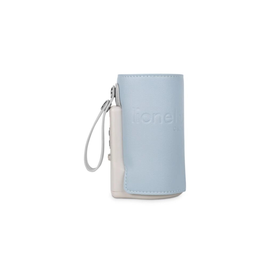 Lionelo - Ladattava pullonlämmitin THERMUP GO PLUS 10W/5V sininen/harmaa