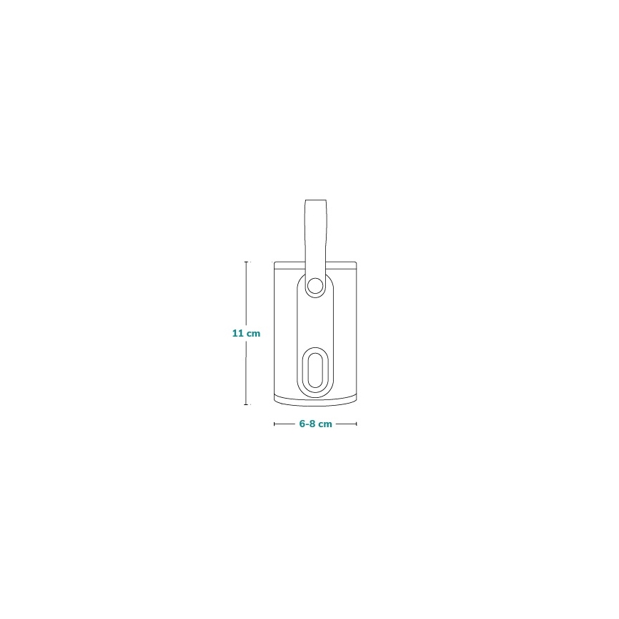 Lionelo - Ladattava tuttipullonlämmitin THERMUP GO 18W/5V harmaa/hopea