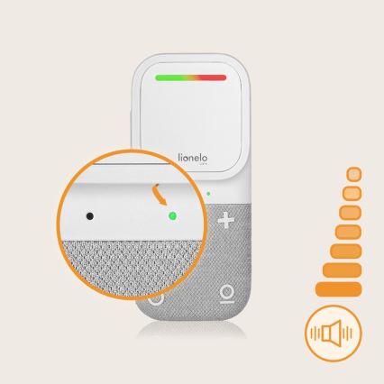 Lionelo - Langaton ladattava audiovauvamonitori BABYLINE 2.2 5V