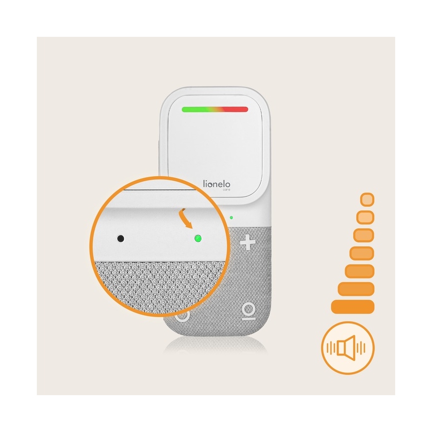 Lionelo - Langaton ladattava audiovauvamonitori BABYLINE 2.2 5V