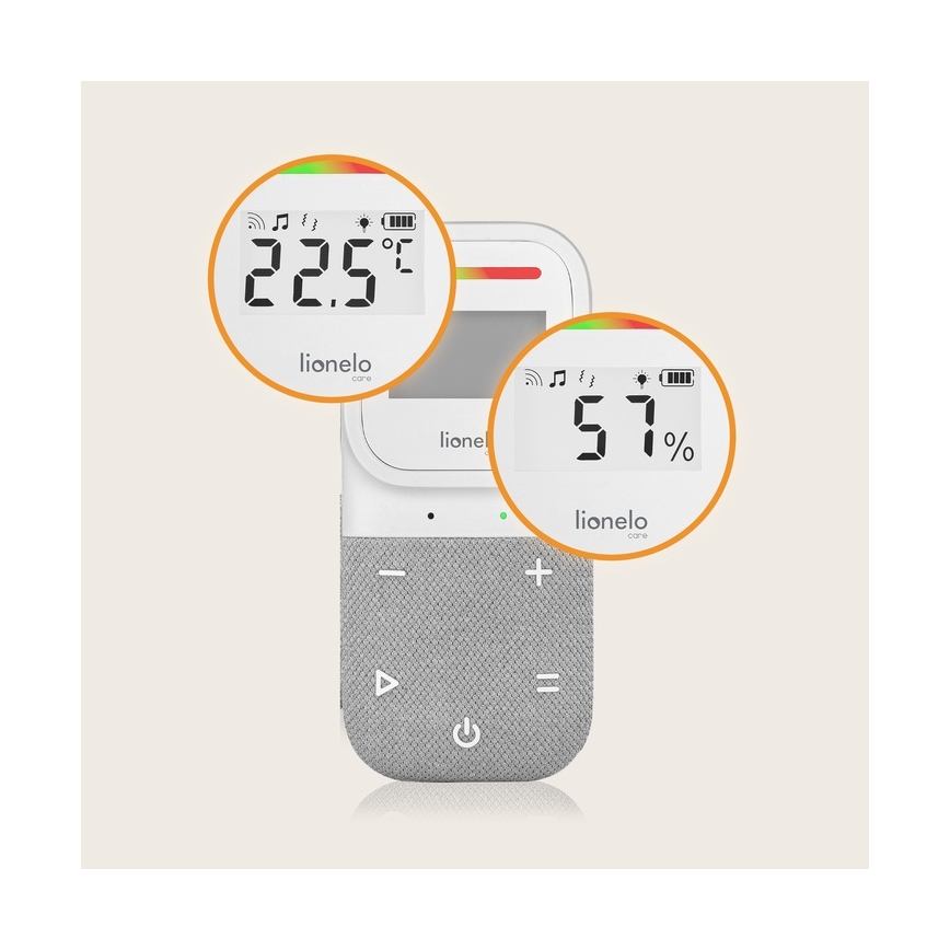 Lionelo - Langaton ladattava audiovauvamonitori BABYLINE 2.3 5V