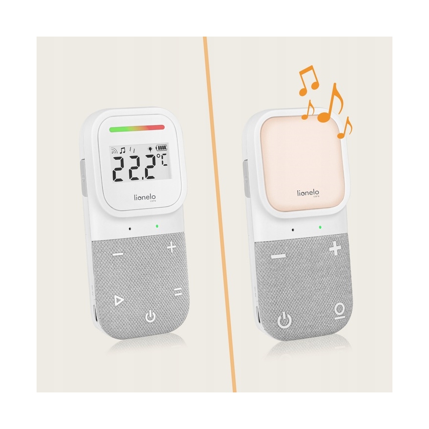 Lionelo - Langaton ladattava audiovauvamonitori BABYLINE 2.3 5V