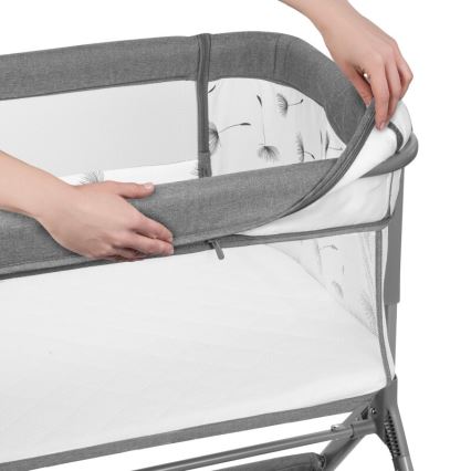 Lionelo - Lasten sänky 3-in-1 LEONIE PLUS harmaa