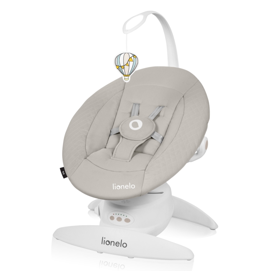 Lionelo - Lasten keinu melodialla IRIS 4xAA Beige Sand