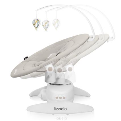 Lionelo - Lasten keinu melodialla IRIS 4xAA Beige Sand