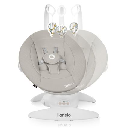 Lionelo - Lasten keinu melodialla IRIS 4xAA Beige Sand