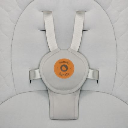 Lionelo - Lasten keinu musiikkitoiminnolla MELL Beige Sand 4xAA + kaukosäädin