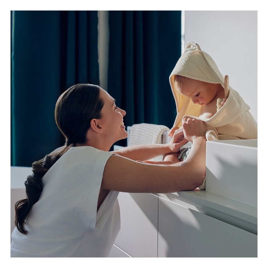 Lionelo - Lasten musliinihuppupyyhe MUSLIN HOODED TOWEL Beige Cappuccino
