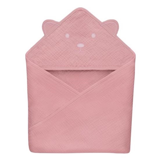 Lionelo - Lasten musliinihuppupyyhe Pink Baby