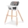 Lionelo - Lasten ruokatuoli 2-in-1 KOEN Grey Stone