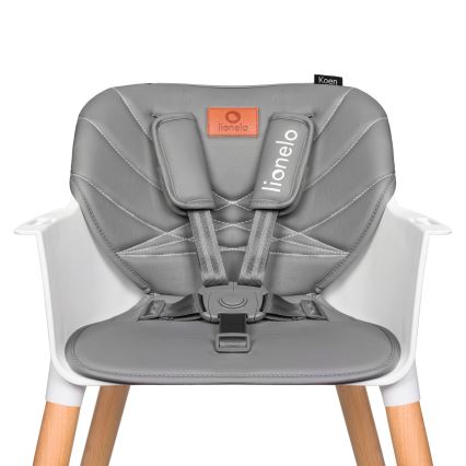 Lionelo - Lasten ruokatuoli 2-in-1 KOEN Grey Stone