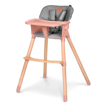 Lionelo - Lasten ruokatuoli 2-in-1 KOEN Pink Rose