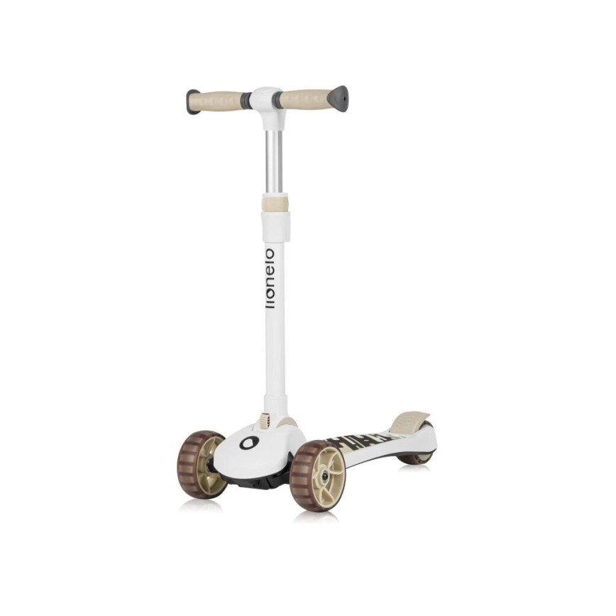 Lionelo - Lasten skootteri 2in1 FRANKY valkoinen/beige