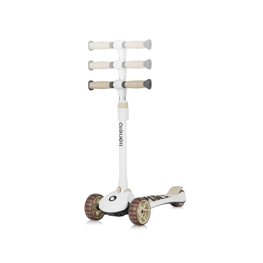 Lionelo - Lasten skootteri 2in1 FRANKY valkoinen/beige
