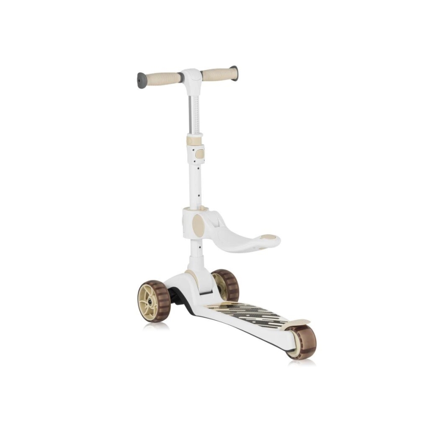 Lionelo - Lasten skootteri 2in1 FRANKY valkoinen/beige