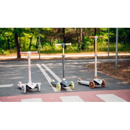 Lionelo - Lasten skootteri JESSY vaaleanpunainen