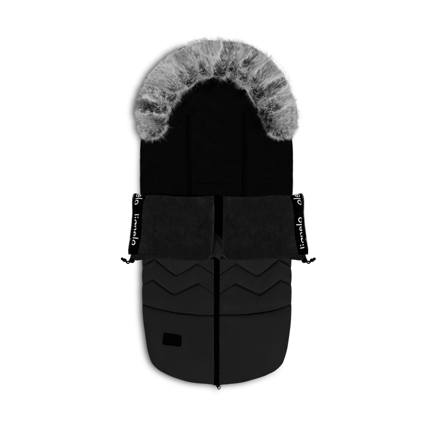 Lionelo - Lasten vaunupussi FRODE Black Carbon