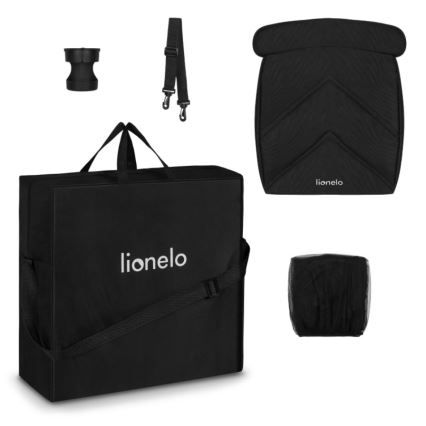 Lionelo - Lastenrattaat CLOE musta/harmaa