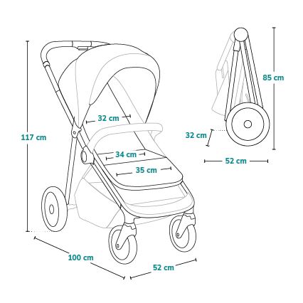 Lionelo - Lastenrattaat EMMA ONE beige