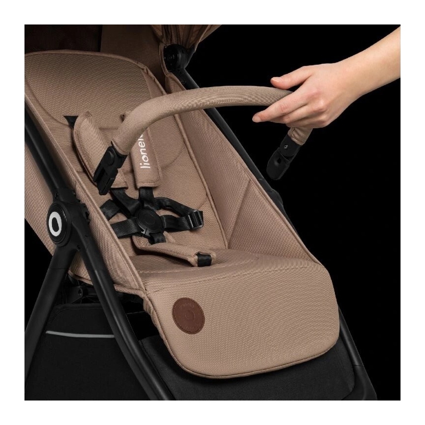 Lionelo - Lastenrattaat INGRID beige/musta