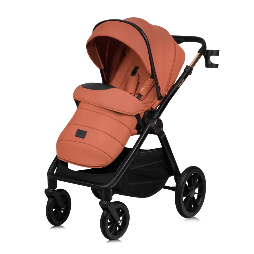 Lionelo - LAYLA 3-in-1-yhdistelmävaunut Brown Rust