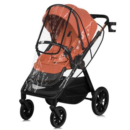 Lionelo - LAYLA 3-in-1-yhdistelmävaunut Brown Rust
