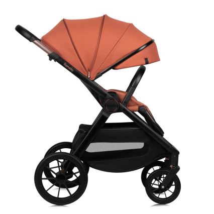 Lionelo - LAYLA 3-in-1-yhdistelmävaunut Brown Rust