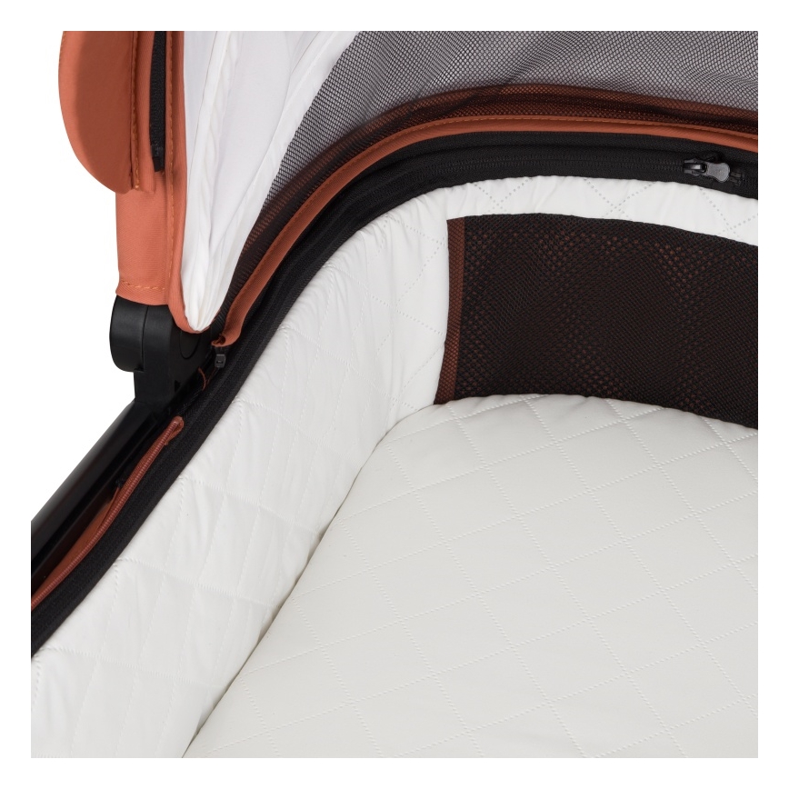 Lionelo - LAYLA 3-in-1-yhdistelmävaunut Brown Rust