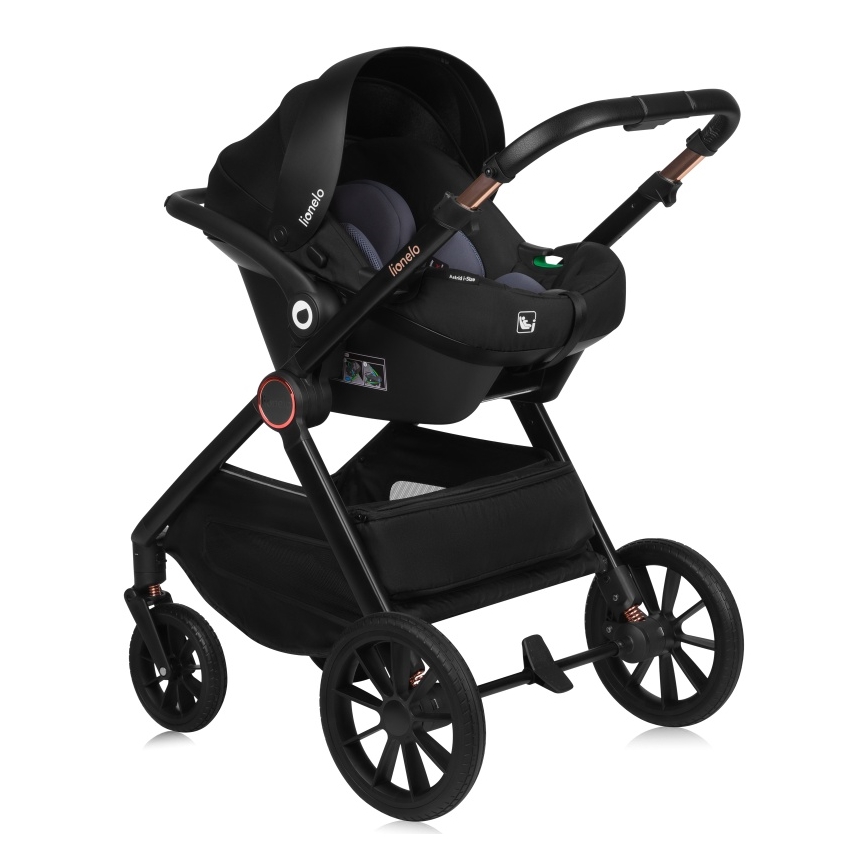 Lionelo - LAYLA 3-in-1-yhdistelmävaunut Brown Rust