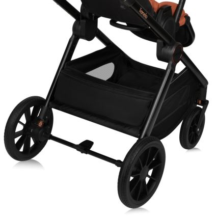 Lionelo - LAYLA 3-in-1-yhdistelmävaunut Brown Rust