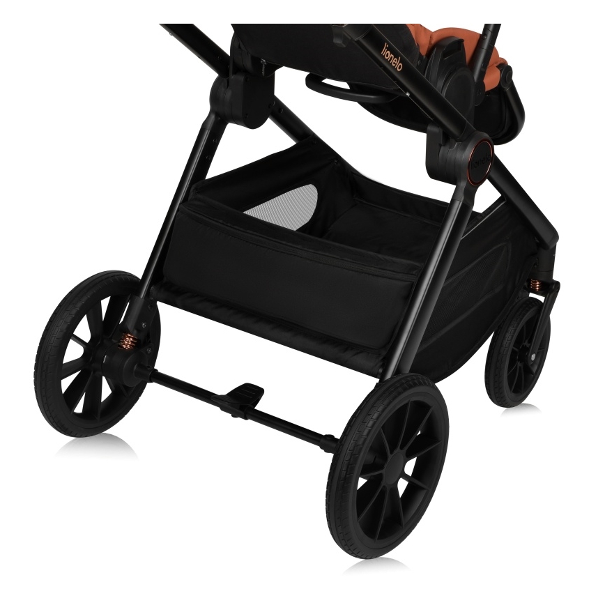 Lionelo - LAYLA 3-in-1-yhdistelmävaunut Brown Rust