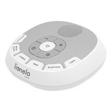 Lionelo - LED RGB ladattava soittorasia yövalolla BABYNAP 5V/1500 mAh