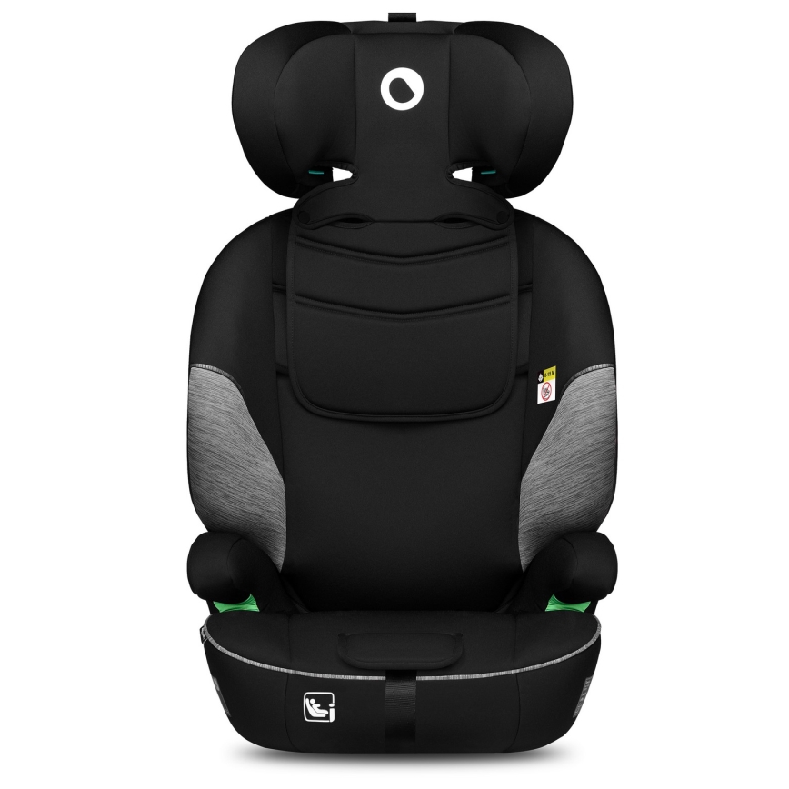 Lionelo - LEVI i-Size turvaistuin 76-150 cm musta/harmaa