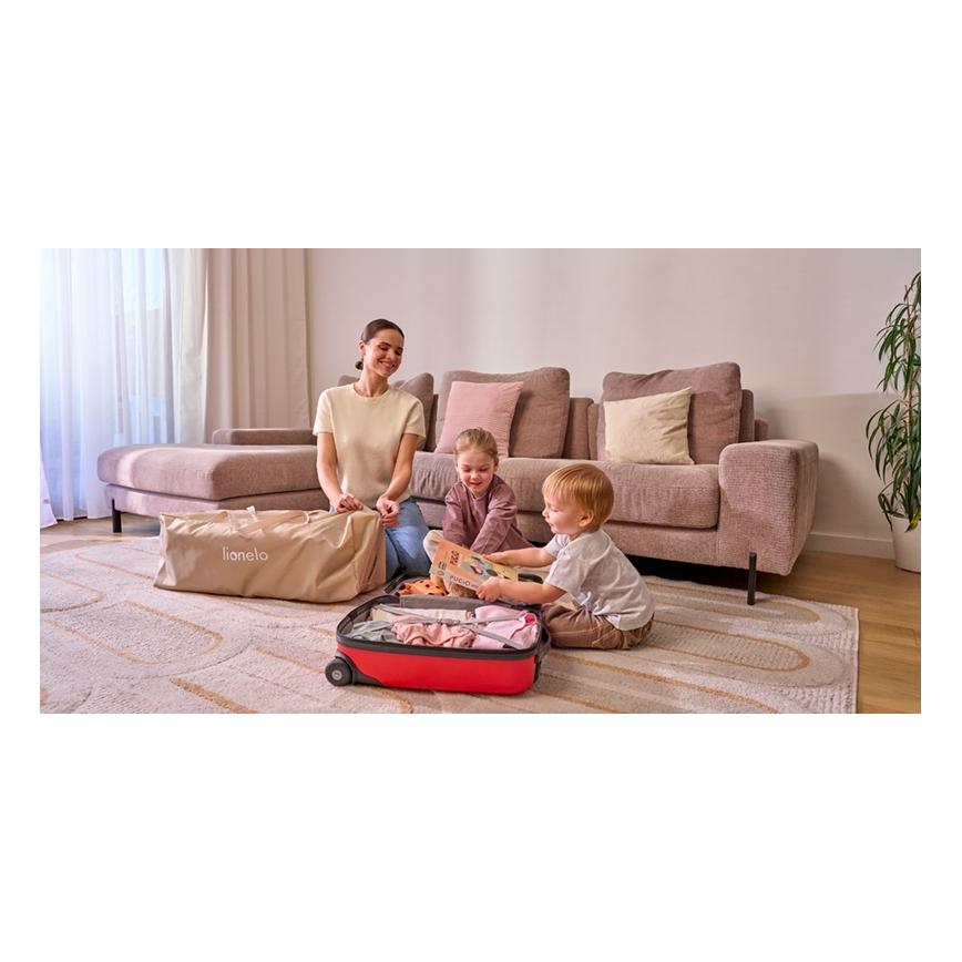 Lionelo - Matkasänky 3-in-1 ELLEN Beige Hiekka