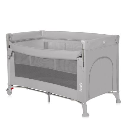 Lionelo - Matkasänky 3-in-1 ELLEN Grey Concrete