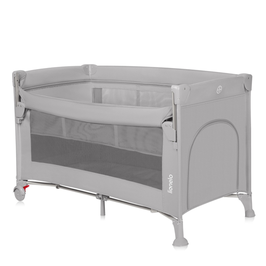 Lionelo - Matkasänky 3-in-1 ELLEN Grey Concrete