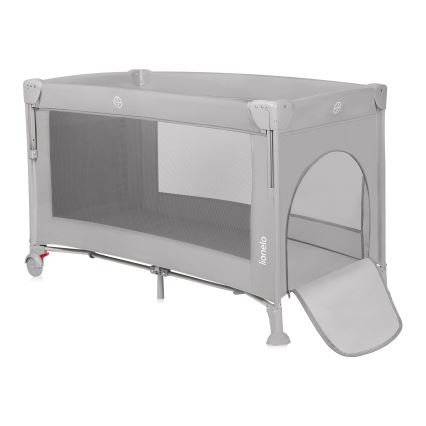 Lionelo - Matkasänky 3-in-1 ELLEN Grey Concrete
