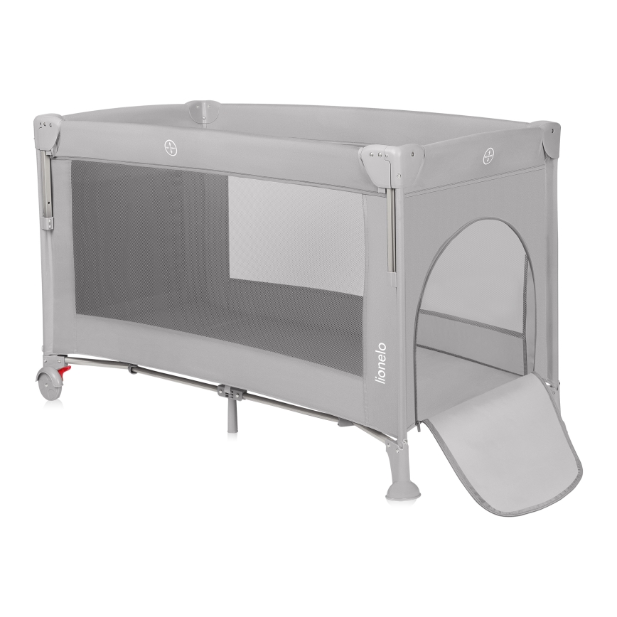 Lionelo - Matkasänky 3-in-1 ELLEN Grey Concrete