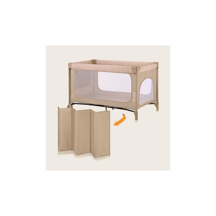 Lionelo - Matkasänky JASMIN EASY FOLD Beige Hiekka