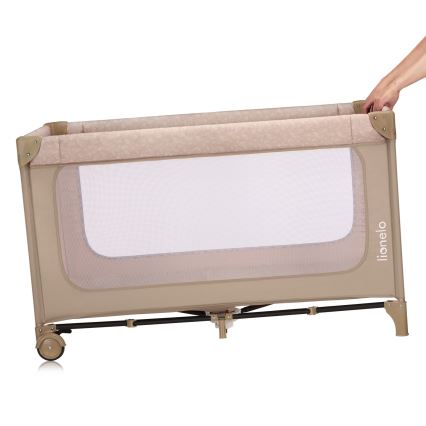 Lionelo - Matkasänky JASMIN EASY FOLD Beige Hiekka