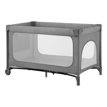 Lionelo - Matkasänky JASMIN EASY FOLD Grey Stone