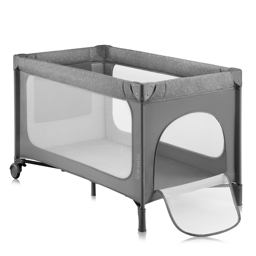 Lionelo - Matkasänky JASMIN EASY FOLD Grey Stone