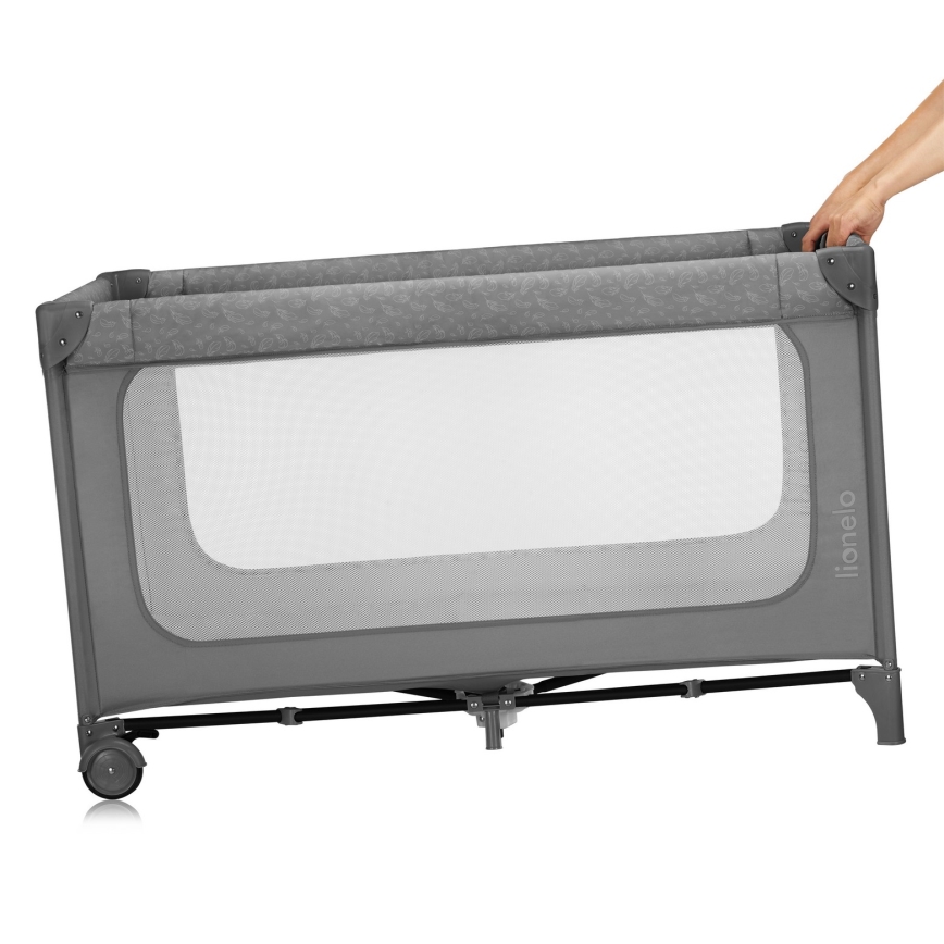 Lionelo - Matkasänky JASMIN EASY FOLD Grey Stone